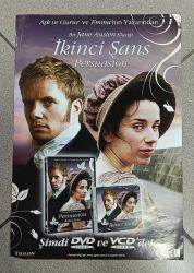 FİLM (DVD /VCD) TANITIM AFİŞİ * ÇİFT YÜZLÜ AFİŞ * THE FOUNTAIN (KAYNAK) / PERSUASION * 34x48 CM