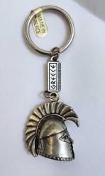*** YUNANİSTAN ANTİK SPARTALI ASKER MİĞFERİ METAL ANAHTARLIK. YENİ-ETİKETLİ.