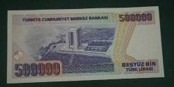 7 Emisyon F 54 089900 Seri 500 Bin Lira Çil