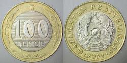 KAZAKİSTAN 100 TENGE 2021 BİMETAL.