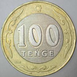 KAZAKİSTAN 100 TENGE 2021 BİMETAL.