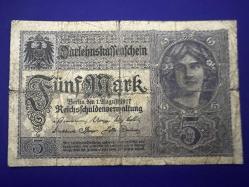 Almanya 5 Mark 1917