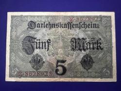 Almanya 5 Mark 1917