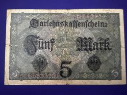 Almanya 5 Mark 1917