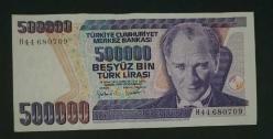 7 Emisyon H 44 Seri 500 Bin Lira Ççt+