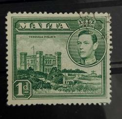 İngiliz Yönetimindeki Malta 1938 - damgalı