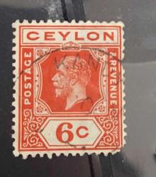 LOT.1 » İngiliz sömürgesi Seylan 1921 damgalı