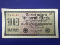 Almanya 1000 Mark 1922