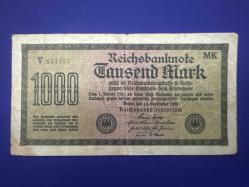 Almanya 1000 Mark 1922