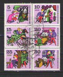 Doğu Almanya - DDR - 1970 - Peri Masalları -  damgalı - Blok içi