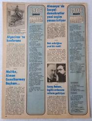 1905 = ( Aralık ) - 1906 = ( Ocak-şubat-mart ) - Şen dul ilk kez temsil edildi • Fransa'da otomobil üretimi artıyor • Rusya'daki grevler ancak kan dökülerek önlenebiliyor • Batı müziğine yeni bir renk ~ [ ÇİFT TARAFLI ]