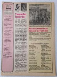 1919 = ( Mayıs-haziran ) - Mustafa Kemal paşa Samsun'a ayak bastı • Yunanlılar İzmir'de • Sultanahmet mitinginde Halide Edip hanım konuştu • Damat Ferit Paşa'nın istifası ~ [ ÇİFT TARAFLI ]