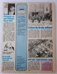 1908 = ( Şubat-mart-nisan-mayıs ) - Lizbon'da krala suikast • New York -Paris otomobil yarışı •Ünlü desinatör şair Wilhelm Busch öldü • Modanın yeni çizgileri ~ [ ÇİFT TARAFLI ]