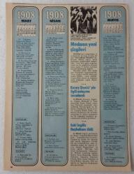 1908 = ( Şubat-mart-nisan-mayıs ) - Lizbon'da krala suikast • New York -Paris otomobil yarışı •Ünlü desinatör şair Wilhelm Busch öldü • Modanın yeni çizgileri ~ [ ÇİFT TARAFLI ]
