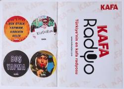 Kafa dergisi Stıcker ( Çıkartma ) - 5 Adet