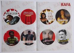 Kafa dergisi Stıcker ( Çıkartma ) - 8 Adet