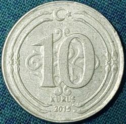 10 KURUŞ, 2015 ÇÇT