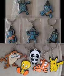 Koleksiyoncular için sınırlı sayıda anahtarlık süs set sevimli canavar yaratık figür anahtarlık set yanında Tazmanya canavarı Tweety tigger Pikachu vb. anahtarlık süs set nostalji tasarım dekor hediye vintage retro aksesuar reklam promosyon minyatür diorama hobi