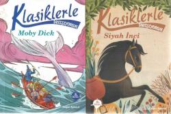 KLASİKLERLE TANIŞIYORUM 1 VE 2. KİTAP SET HALİNDE (1- SİYAH İNCİ 2- MOBY DICK - 5 VE 8. BASKI)