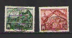 Doğu Almanya - DDR - 1953  - Leipzig Fuarı-  Damgalı - (Kat :6 €)