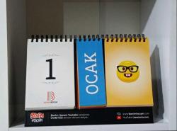 EMOJİLİ MASA ÜSTÜ TAKVİMİ