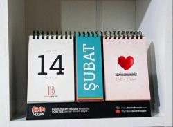 EMOJİLİ MASA ÜSTÜ TAKVİMİ