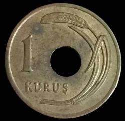 1948 Delikli 1 Kuruş