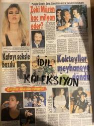 HAFTA SONU DERGİ - GAZETESİ DOĞUM GÜNÜ HEDİYESİ (TURKİSH -MAGAZINE - NEWSPAPER) - TAM TAKIM 8 SAYFADIR - 2 EKİM 1987 - Sayı:40 - Talha Özmen-Göker Birdal-Meral Sezgin-Nigar Uluerer-Seracettin erman-Neşe Erberk-Halil Akıncı-Sibel Can-Tolga Han-Ahmet Selçuk İlkan-Seyfi Dursunoğlu-Tijen Erman-Süha Baykal- Suna pekuysal-Hadiye Bulaner-Güzide Yükek-Perihan Savaş-Yılmaz Zafer-Selin Dilmen-Zeki Müren-Plakçılar Çarşısı-Emel Sayın-Muazzez Abacı-Yavuz Asöcal-Marilyn Monroe-Naim Akan-Neriman-Lucie Strobbe-Hale Çetin-Sinan Çetin-Esen ve Çiğdem İşbilir-Ayhan Seçkin-Kenan Gürtimur-Tuncay Şarizi-Turgay Atasü-Engin Kefkep-Ersin İmer-Mehtap Ar-Nil Ünal-Gökhan Güney-Uğur Güneri-Sadık,Serpil Çakmaklı-Saadet Gürses-Meral Zeren-Tahsin Kaya-İbrahim Tatlıses-Türkücü Elvan-Emin Altınbaş-Elvan Aras-Adem Gürses-Faruk Bayhan-Atalay Akçalı-Tunca Toskay-Emin Altınbaş-Ünal Narçın-Bülent Ersoy-MESAM-Nevzat Sümer-Ümit Besen-Havva Kopan-Canan Özbek-Kadir İnanır-Ünal Narçın