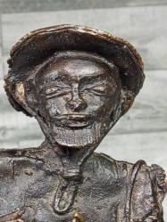 Antika Avrupa Sanatçı Yapımı Bronz Heykel