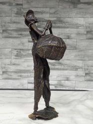 Antika Avrupa Sanatçı Yapımı Bronz Heykel