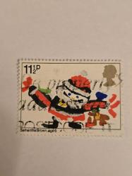 Birleşik Krallık   Christmas 1981 - Children's Pictures,  Fluorescent Coated. One phosphor band,  Damgalı,   phosphorised paper