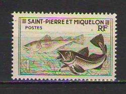 LOT.4 » Fransa  St. Pierre et Miquelon Pulu - Balıklar - Fauna  - MNH - Damgasız