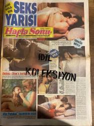 HAFTA SONU DERGİ - GAZETESİ DOĞUM GÜNÜ HEDİYESİ (TURKİSH -MAGAZINE - NEWSPAPER) - TAM TAKIM 8 SAYFADIR - 23 EKİM 1987 - Sayı:43- cihan Ünal-altın portakal kazandıran yatak-Türkan Şoray-yüksel Şengül-Ümit efekan-erler film-Mine Baysan-Müjde Ar-hümeyra-Özcan Sandıkçıoğlu-Hümeyra-göker birdal-malike akbay-sadık akbay-nural benli-Zeki Alasya-Metin Akpınar-Nevra Serezli-deve kuşu kabare- Sezer güvenirgil-nural benli-sadık Hidayet-Mahmut cevher-Çiğdem Tunç-Kamil Sönmez-Nilgün Emre-Osman ve Esin Yağmur dereli-Yüksel uzel-Zeynep ve Asım eken-Kamil Sönmez-erşan Başbuğ-bu yazı başı dönenler için-Ertuğrul Sayın-Oktay kumral-aşkın Laçin-Anadolu Bankası- Abdurrahman Palay-Tanju Korel-adalı Hüseyin-Ceylan Palay-Zeki Müren-Suna yıldızoğlu-Çetin Alp-Aydemir akbaş-Hale Soygazi ile o biçim röportaj-Adnan Şenses‘ten rezil bir bilmece-Esin gülsoy-Turgut Özal-Talat Tokat-Ayşe Ege soy-Aydoğan ergezen- bilge güner-Ramazan hüdür-Selen Büke-Çiğdem İşbilir-bülent bilgiç-Selen büke-Kenan kalav-Talat Bulut-Ayşegü - İdil Koleksiyon