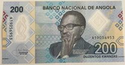 ANGOLA  200 KWANSAS ÇİL POLİMER 2020 KAĞIT PARA.