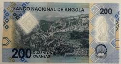 ANGOLA  200 KWANSAS ÇİL POLİMER 2020 KAĞIT PARA.