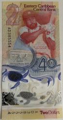 KARAYİPLER  2 DOLAR.ÇİL.POLİMER HATIRA.PARA