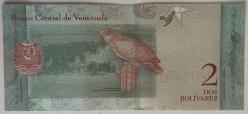 VENEZUELA 2 BOLİVAR 2018 ÇİL PARA RESİMDEKİ