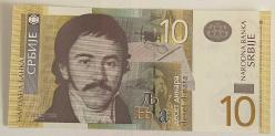 SIRBİSTAN 10 DİNAR 2006.ÇİL KAĞIT  PARA