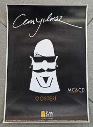 KASET/CD TANITIM AFİŞİ * CEM YILMAZ * GÖSTERİ * 33X49 CM