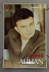 KASET/CD TANITIM AFİŞİ * ALİHAN * YÜREKLİ * 33X49 CM