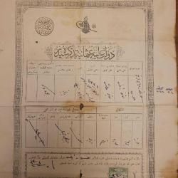 LOT.7 » OSMANLI TEZKERE. KOLEKSİYONLUK.