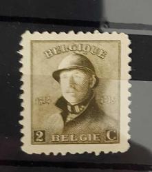 Belçika, Scott 125, Siperdeki Kral Albert, 1919, damgalı