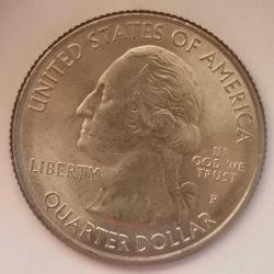 AMERİKA  2020 P  25 CENT ÇEYREK DOLAR  HATIRA Güzel Amerika Çeyrekleri - Tuz Nehri Körfezi