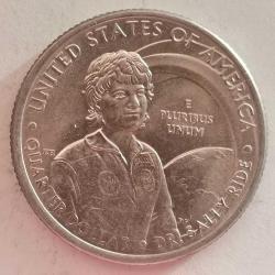 AMERİKA  2022 P     25 CENT ÇEYREK DOLAR  HATIRA  Amerikan Kadınları - Dr. Sally Ride