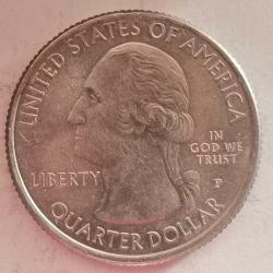 AMERİKA  2020  P     25 CENT ÇEYREK DOLAR     HATIRA Güzel Amerika Çeyrekleri - Tuz Nehri Körfezi