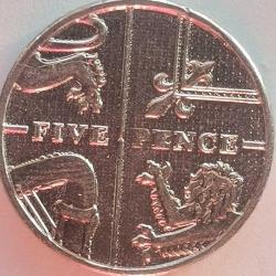 İNGİLTERE  2013   5  PENCE