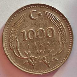 TÜRKİYE  1990   1000  LİRA