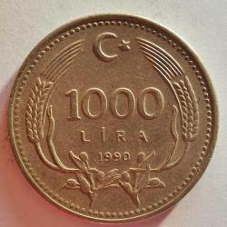 TÜRKİYE  1990   1000  LİRA