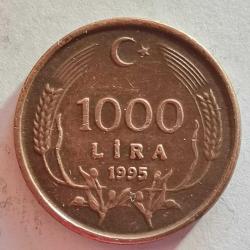 TÜRKİYE  1995   1000  LİRA  ÇAP 16,93 MM