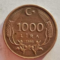 TÜRKİYE  1995   1000  LİRA  ÇAP 16,93 MM